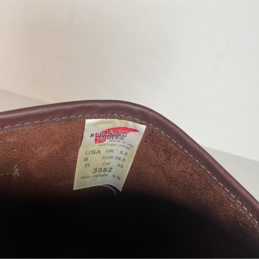 Red Wing Heritage Engineer Boots | Tall | USA Made | Brown | Women’s 8 B - Picture 4 of 16